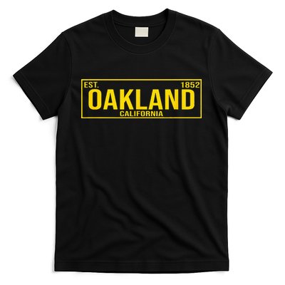 Oakland California License Plate Design Classic T-Shirt