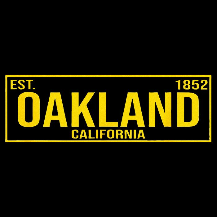 Oakland California License Plate Design Classic Toddler T-Shirt