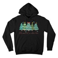 Oh Come Let Us Adore Him Funny Christian Christmas Tree Bow Hoodie