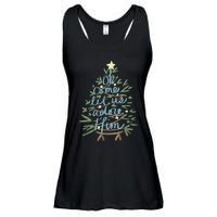 Oh Come Let Us Adore Him Christian Jesus Christmas Pajamas Ladies Essential Flowy Tank