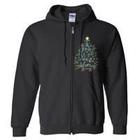 Oh Come Let Us Adore Him Christian Jesus Christmas Pajamas Full Zip Hoodie