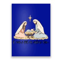 Oh Come Let Us Adore Him Jesus Christmas Christian Nativity Great Gift Poster