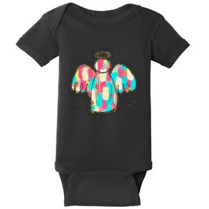 Oh Come Let Us Adore Him Jesus Christmas Angel Christian Baby Bodysuit