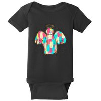 Oh Come Let Us Adore Him Jesus Christmas Angel Christian Baby Bodysuit