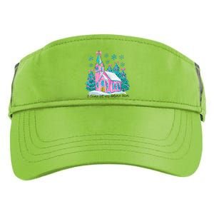 Oh Come Let Us Adore Him Jesus Christmas Christian Coquette Adult Drive Performance Visor