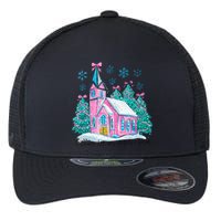 Oh Come Let Us Adore Him Jesus Christmas Christian Coquette Flexfit Unipanel Trucker Cap