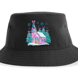 Oh Come Let Us Adore Him Jesus Christmas Christian Coquette Sustainable Bucket Hat