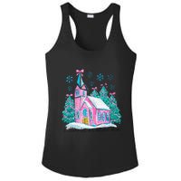 Oh Come Let Us Adore Him Jesus Christmas Christian Coquette Ladies PosiCharge Competitor Racerback Tank