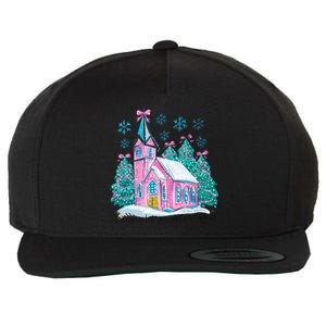 Oh Come Let Us Adore Him Jesus Christmas Christian Coquette Wool Snapback Cap