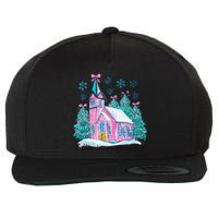 Oh Come Let Us Adore Him Jesus Christmas Christian Coquette Wool Snapback Cap