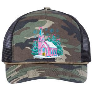 Oh Come Let Us Adore Him Jesus Christmas Christian Coquette Retro Rope Trucker Hat Cap