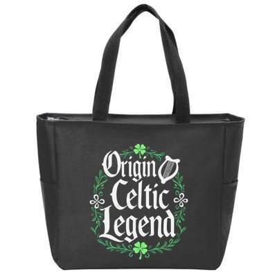 Origin Celtic Legend Celtic Heritage Zip Tote Bag