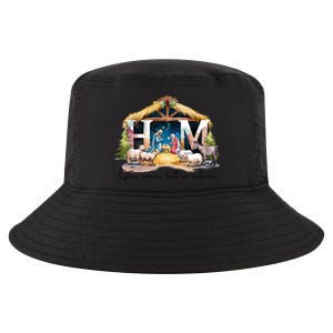 Oh Come Let Us Adore Him Jesus Christ Christmas Holiday Cool Comfort Performance Bucket Hat