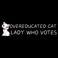 Overeducated Cat Lady Who Votes Bucket Hat