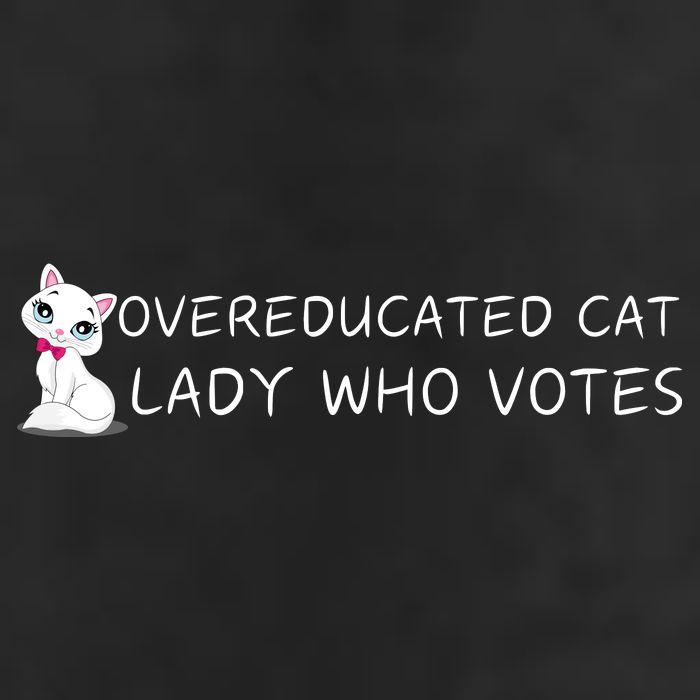 Overeducated Cat Lady Who Votes Golf Towel