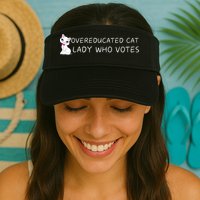 Overeducated Cat Lady Who Votes Visor