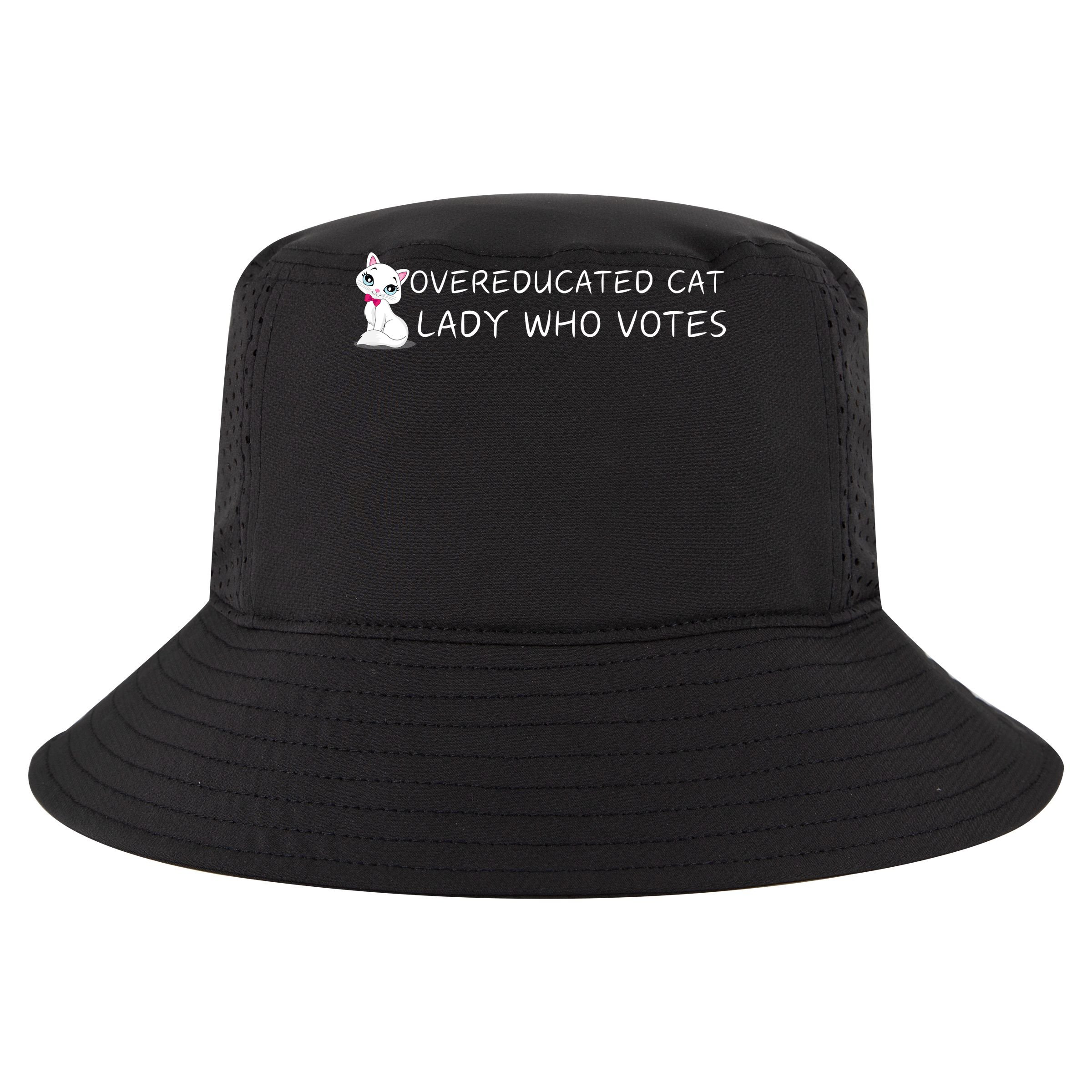 Overeducated Cat Lady Who Votes Cropped Pullover Crew