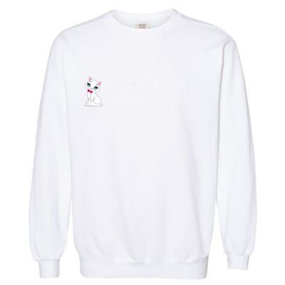 Overeducated Cat Lady Who Votes Garment-Dyed Sweatshirt