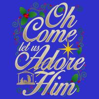 Oh Come Let Us Adore Him Nativity Christmas Religious Jesus 16 in Basic Backpack