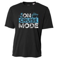 On Cruise Mode Cruise Vacation Family Cruising Cooling Performance Crew T-Shirt