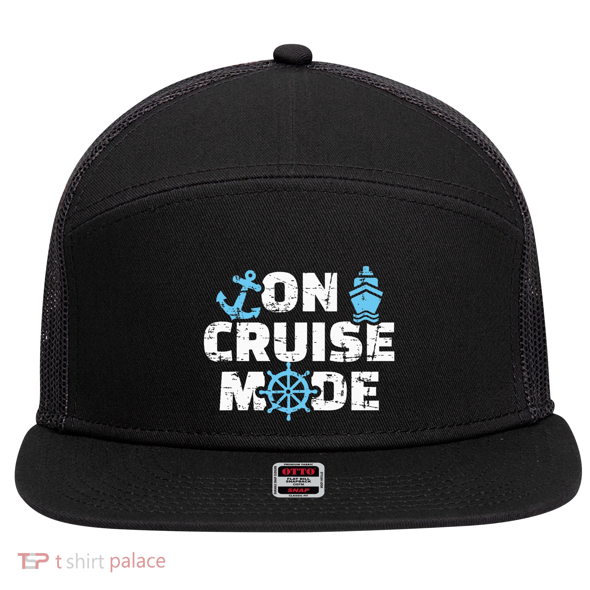 On cruise mode 7 Panel Mesh Trucker Snapback Hat