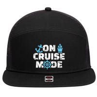 On cruise mode 7 Panel Mesh Trucker Snapback Hat