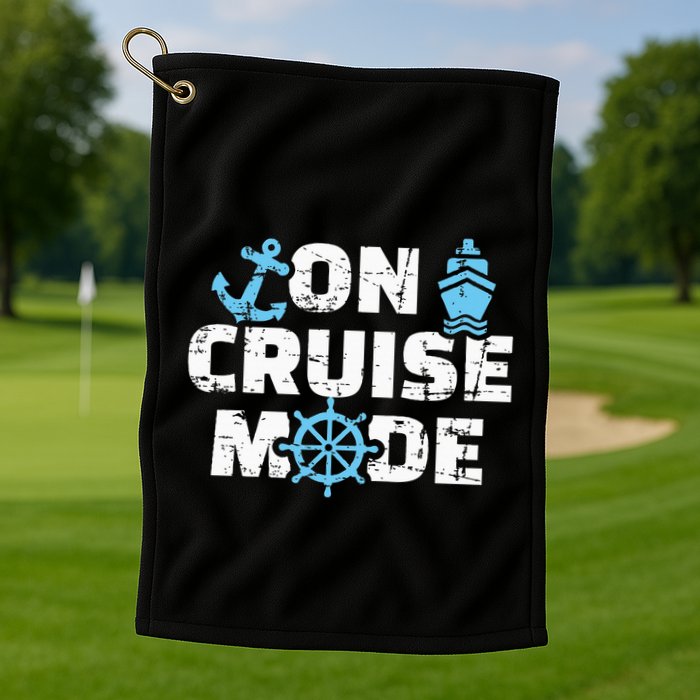 On cruise mode Golf Towel