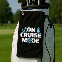 On cruise mode Golf Towel