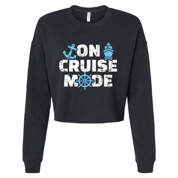On cruise mode Cropped Pullover Crew