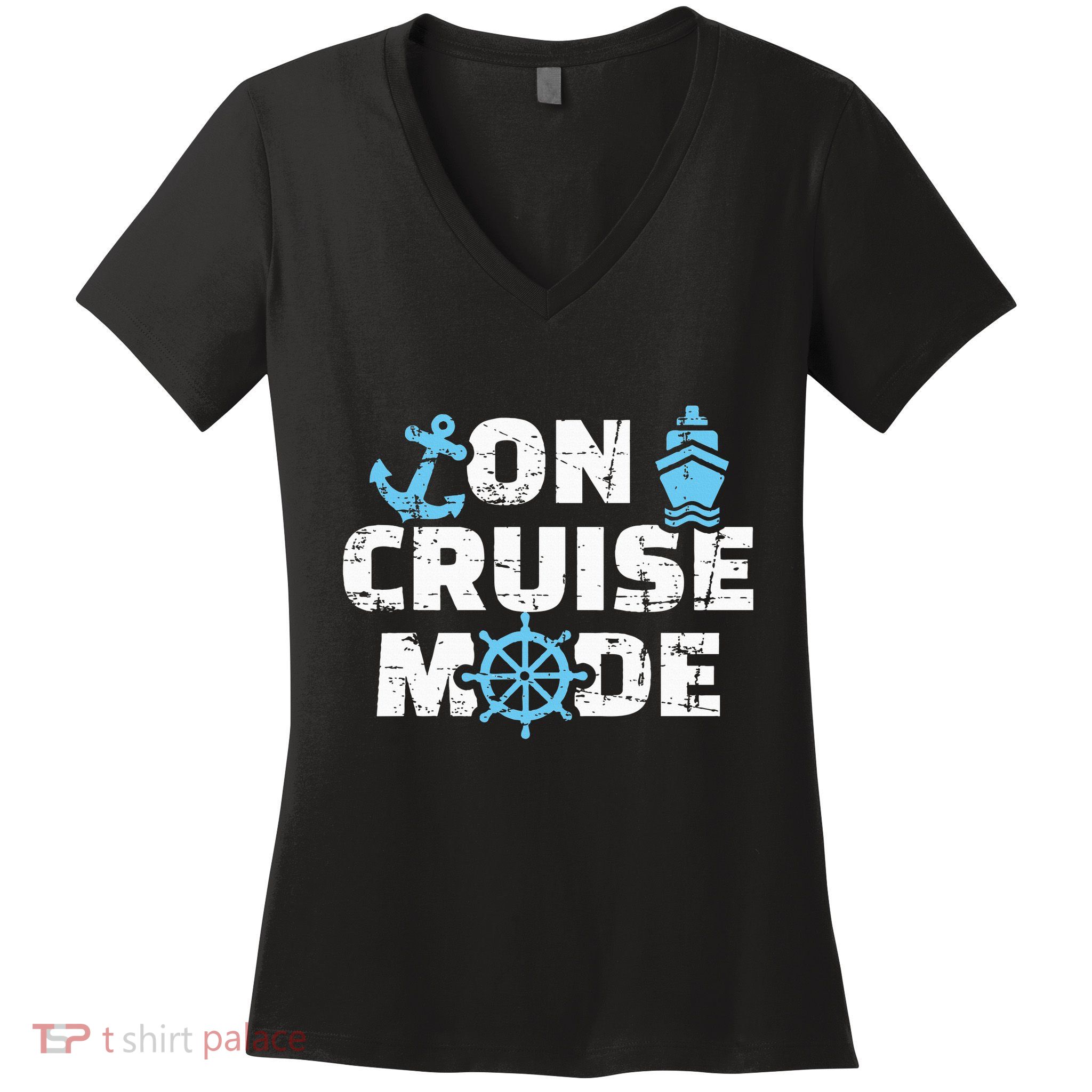 On cruise mode Women's V-Neck T-Shirt