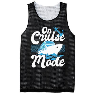 On Cruise Mode Cruise Ship Cruising Lover Cruiser Mesh Reversible Basketball Jersey Tank