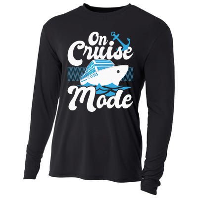 On Cruise Mode Cruise Ship Cruising Lover Cruiser Cooling Performance Long Sleeve Crew