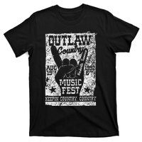 Outlaw Country Music Fest Nashville Vintage Graphic T-Shirt