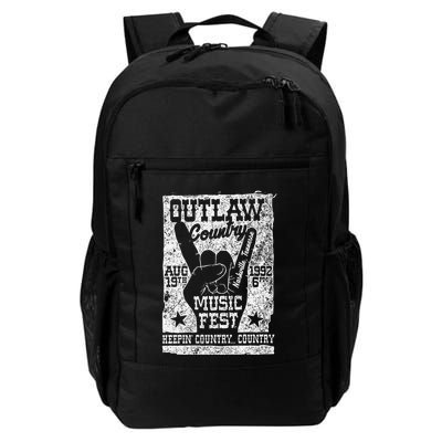 Outlaw Country Music Fest Nashville Vintage Graphic Backpack
