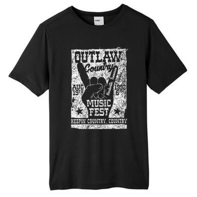 Outlaw Country Music Fest Nashville Vintage Graphic Tall Fusion ChromaSoft Performance T-Shirt