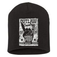 Outlaw Country Music Fest Nashville Vintage Graphic Short Acrylic Beanie