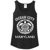 Ocean City Maryland Md Turtle Souvenir Sea Ladies Essential Tank