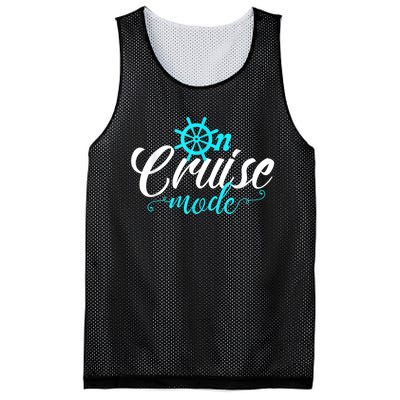 On Cruise Mode Cruise Vacation Family Trendy Shirt Shirt Mesh Reversible Basketball Jersey Tank