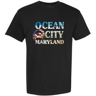 Ocean City Maryland Beach Vacation Garment-Dyed Heavyweight T-Shirt