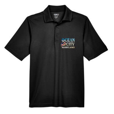 Ocean City Maryland Beach Vacation Men's Origin Performance Pique Polo