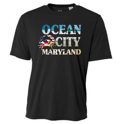 Ocean City Maryland Beach Vacation Cooling Performance Crew T-Shirt