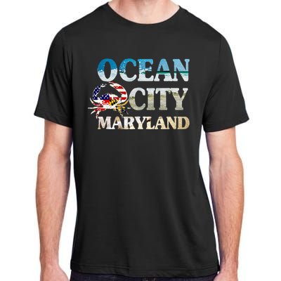 Ocean City Maryland Beach Vacation Adult ChromaSoft Performance T-Shirt