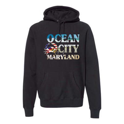 Ocean City Maryland Beach Vacation Premium Hoodie