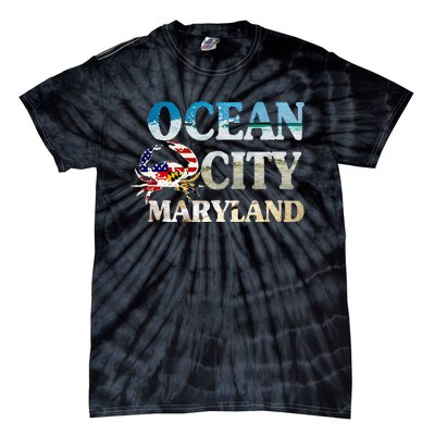 Ocean City Maryland Beach Vacation Tie-Dye T-Shirt