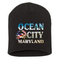 Ocean City Maryland Beach Vacation Short Acrylic Beanie