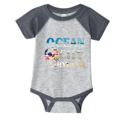 Ocean City Maryland Beach Vacation Infant Baby Jersey Bodysuit