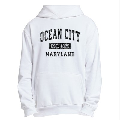 Ocean City Maryland Md Vintage Established Sports Design Urban Pullover Hoodie