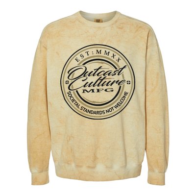 Outcast Culture Mfg Merch Colorblast Crewneck Sweatshirt