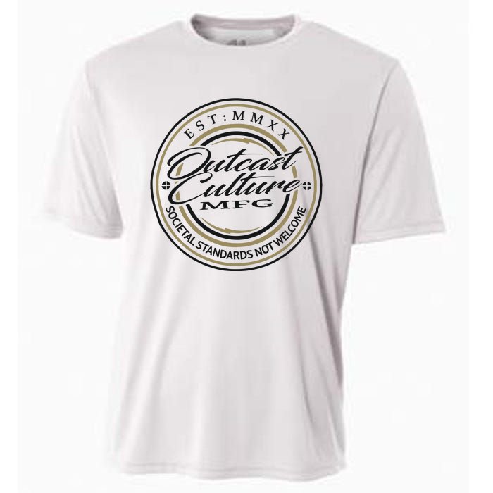 Outcast Culture Mfg Merch Cooling Performance Crew T-Shirt