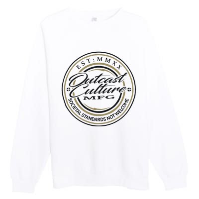 Outcast Culture Mfg Merch Premium Crewneck Sweatshirt